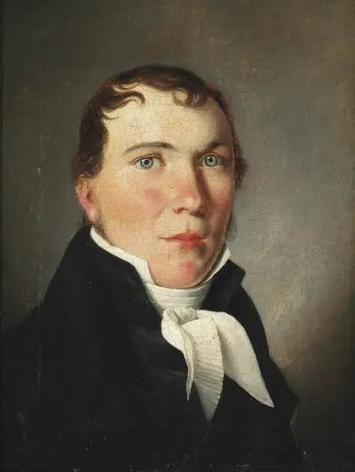 Porträtt av köpman Ipsen av Christoffer Wilhelm Eckersberg