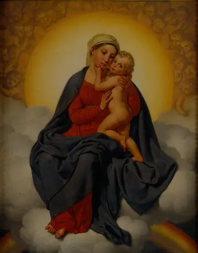 Jungfrun och barnet av Christoffer Wilhelm Eckersberg