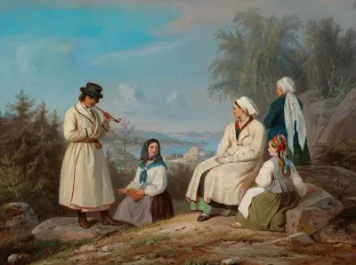 The Peasantry From Kurkijoki av Robert Wilhelm Ekman