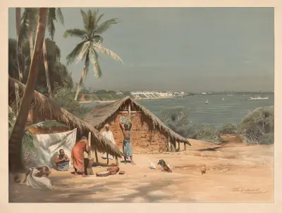 Dar-es-Salam av Wilhelm Kuhnert