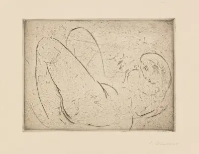 Liegendes Weib av Wilhelm Lehmbruck