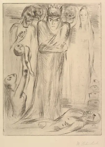 Macbeth III av Wilhelm Lehmbruck