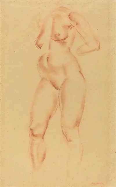 Nude av Wilhelm Lehmbruck