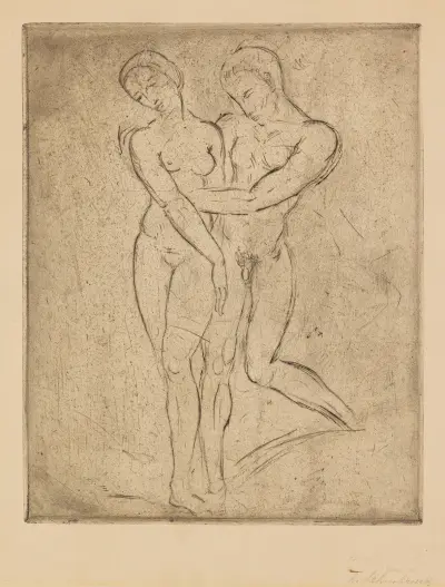 Raub I, Weib ganz von Wilhelm Lehmbruck