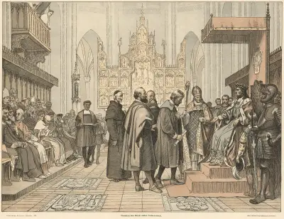 Christian I. gründet die Universität von Wilhelm Marstrand