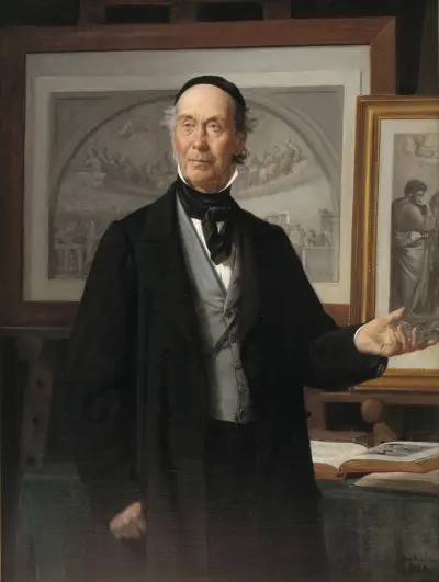 Der Kunsthistoriker Niels Lauritz Høyen, 1868 von Wilhelm Marstrand