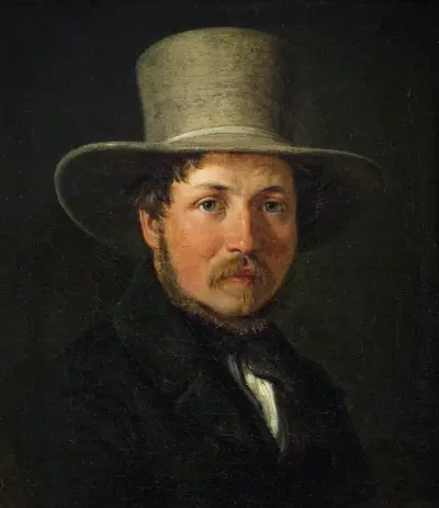 Der Maler Christen Købke von Wilhelm Marstrand