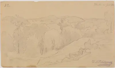 Bei Gerolstein, fol. 32 av Johann Wilhelm Schirmer