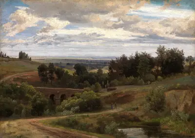 Das Melbtal bei Bonn av Johann Wilhelm Schirmer