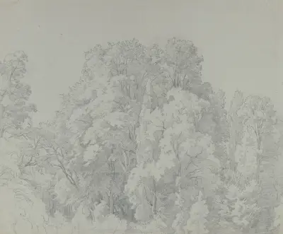 Forest section av Johann Wilhelm Schirmer