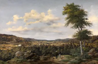 Landskap i Belgien av Johann Wilhelm Schirmer
