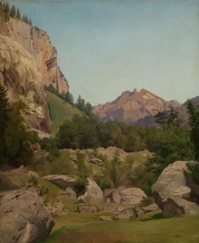 Schweizer Gebirgslandschaft von Johann Wilhelm Schirmer