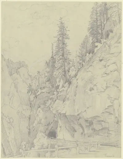 The Via Mala av Johann Wilhelm Schirmer