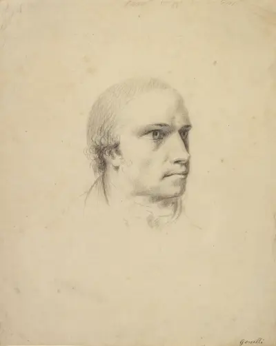 Portrait of Antonio Canova av Johann Heinrich Wilhelm Tischbein