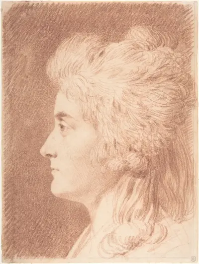 Profile Portrait of Miss Wieling av Johann Heinrich Wilhelm Tischbein