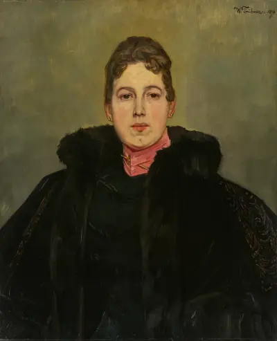 Portrait of an Unknown Lady av Wilhelm Trübner