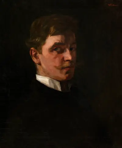 Självporträtt av Wilhelm Trübner