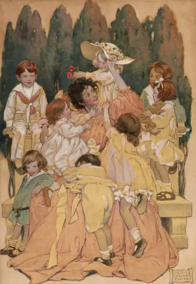 Ett barns trädgård med verser av Jessie Willcox Smith