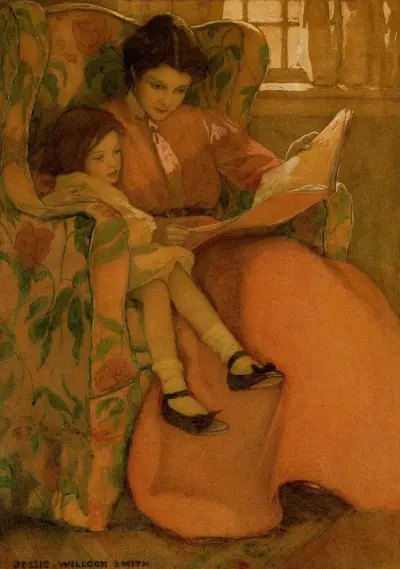 En regnig dag av Jessie Willcox Smith