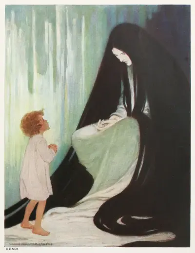 Are you ill, dear North Wind av Jessie Willcox Smith