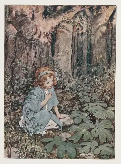 Bugs and wings and other things – frontispiece von Jessie Willcox Smith