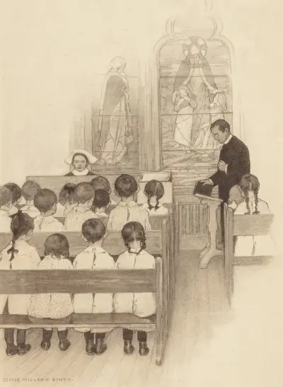 Chapel Grace Church Nursery av Jessie Willcox Smith