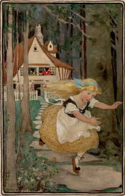 Guldlock och de tre björnarna av Jessie Willcox Smith