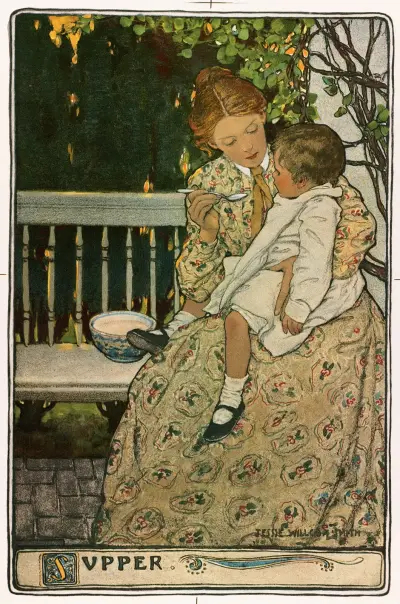 Supper av Jessie Willcox Smith