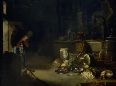 Kuchyňský interiér – Nr. 1, Willem Kalf