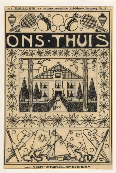 Bokomslag för Ons Thuis, årgång 18, nr 3, januari 1920 av Willem Wenckebach