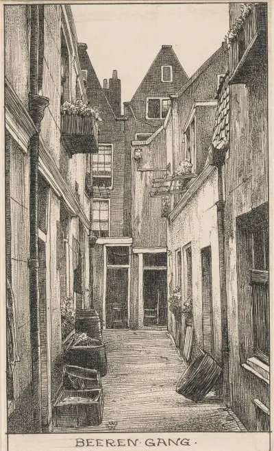 Beeren Gang i Amsterdam av Willem Wenckebach