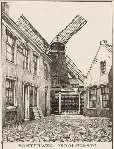 De Achterweg, Raampoort te Amsterdam av Willem Wenckebach
