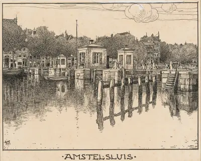 De Amstelsluis av Willem Wenckebach