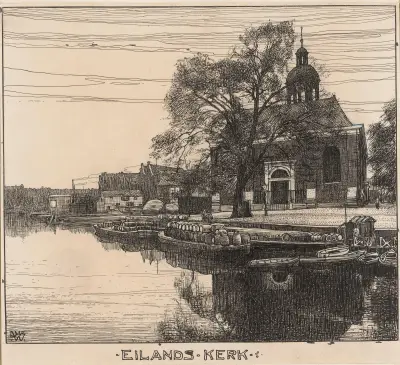 De Eilands Kerk te Amsterdam av Willem Wenckebach