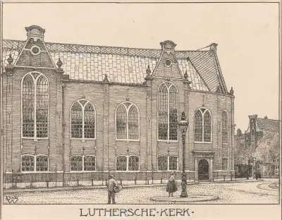 De Luthersche Kerk te Amsterdam av Willem Wenckebach