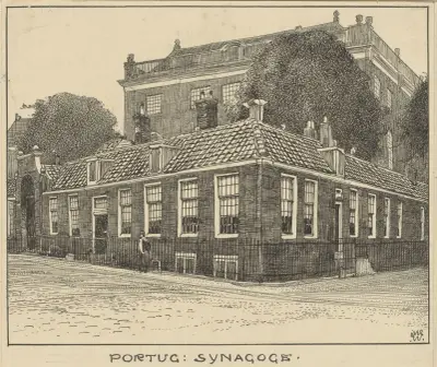 Den portugisiska synagogan i Amsterdam av Willem Wenckebach