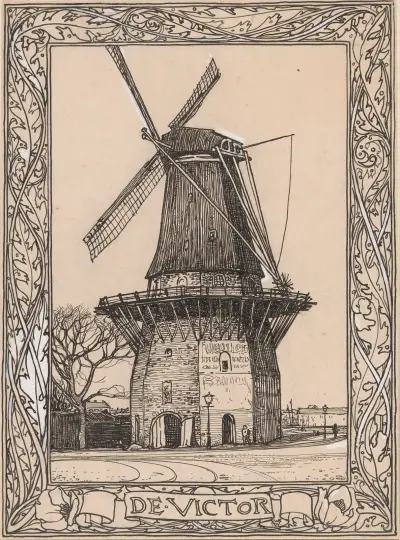 De Victor, molen te Amsterdam av Willem Wenckebach