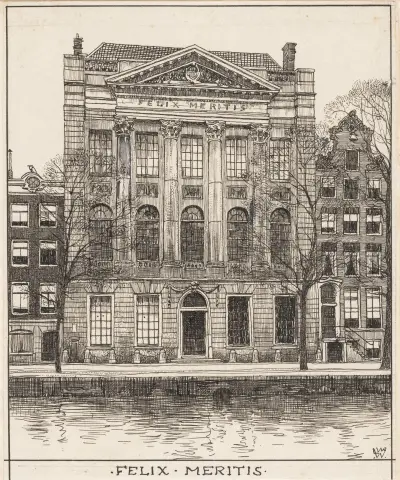 Felix Meritis i Amsterdam av Willem Wenckebach