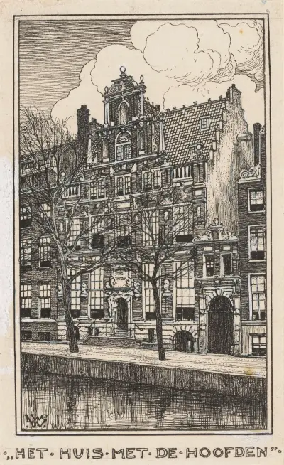 Huset med huvudena i Amsterdam av Willem Wenckebach