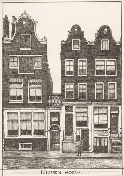 Het Rijpen Hofje te Amsterdam av Willem Wenckebach