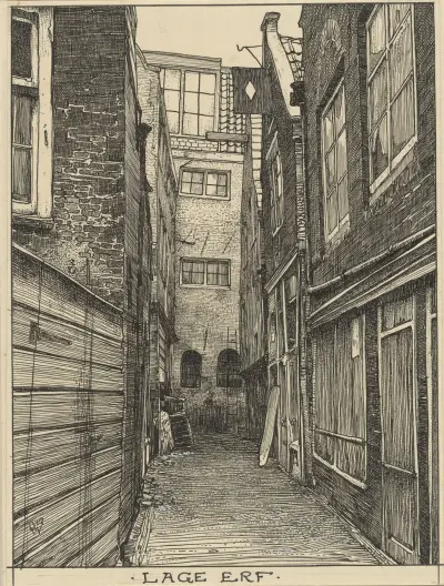 Lage Erf te Amsterdam av Willem Wenckebach