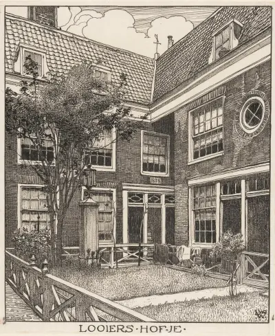Looiers Hofje i Amsterdam av Willem Wenckebach