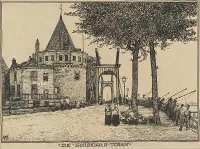 Schreiers toren te Amsterdam av Willem Wenckebach