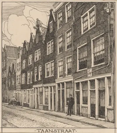 Taanstraat i Amsterdam av Willem Wenckebach