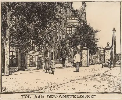 Tull vid Amsteldijk i Amsterdam av Willem Wenckebach