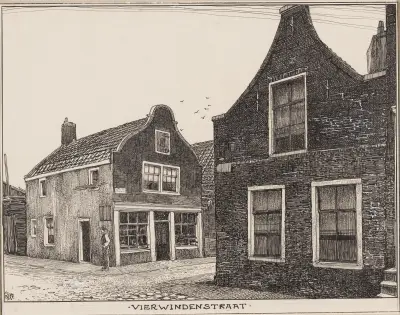 Vierwindenstraat i Amsterdam av Willem Wenckebach