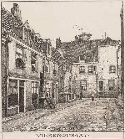Vinkenstraat te Amsterdam av Willem Wenckebach