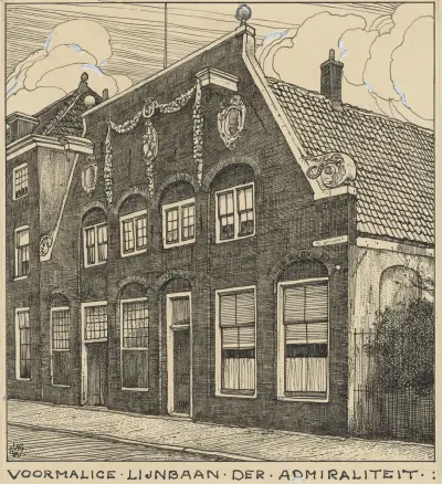 Före detta Amiralitetets linbana i Amsterdam av Willem Wenckebach
