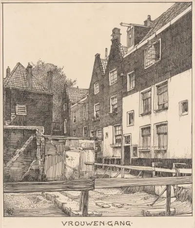 Kvinnor i Amsterdam av Willem Wenckebach