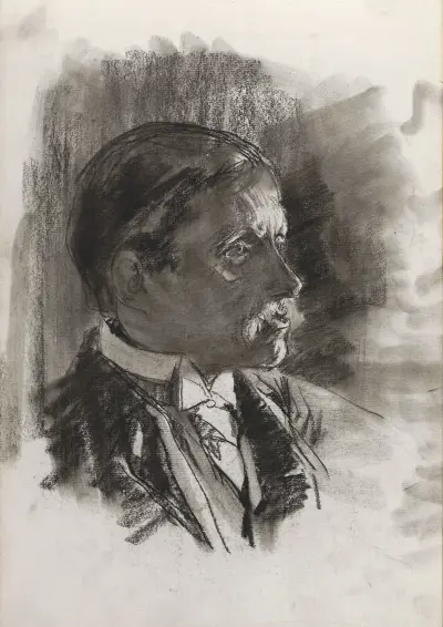 Porträtt av en okänd man av Willem Witsen